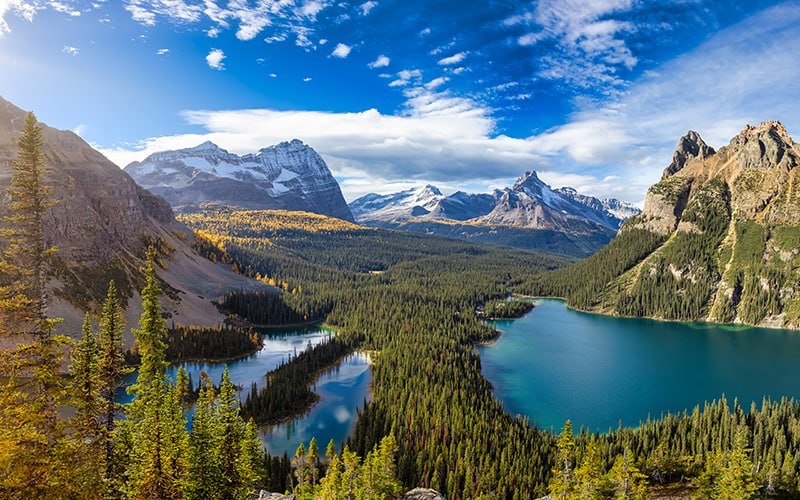 Kanadische Rocky Mountains mit USA Biker Tour